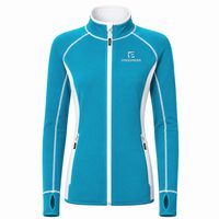 TISPA die Damen-Jacke türkis/weiss