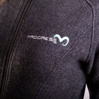 TITANIA  ladie's full-zip merino jacket grey melange