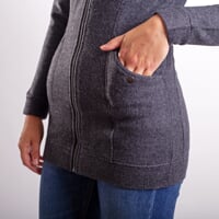 TITANIA  ladie's full-zip merino jacket grey melange