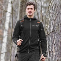 TOREZ HOODY MERINO men's sports hoodie black