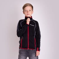 TOREZ JUNIOR boys full zip jacket black/red