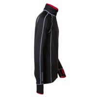 TOREZ ZIP pánská funkční sportovní mikina černá/červená