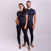 TX NKRZ das Damen-Funktions-T-Shirt schwarz