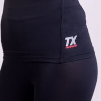 TX NKRZ das Damen-Funktions-T-Shirt schwarz