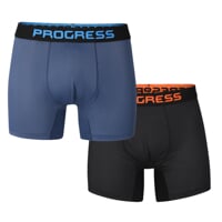 TX SKN 2-PACK set pánských funkčních boxerek schwarz + blau
