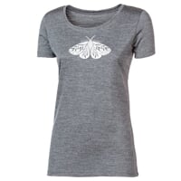 VINKA "ARCTIA" das Damen merino T-Shirt lt.grau melange