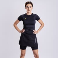 VUELTA SKIRT der Damen-Radrock schwarz