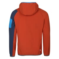 WOOLCRAFT MAN pánská bunda s merinem terakota/tm.modrá