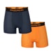 blackened blue + orange